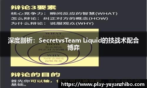 深度剖析：SecretvsTeam Liquid的技战术配合博弈